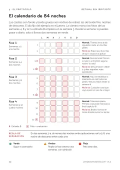 Página 39 de la guía: el calendario de 84 noches