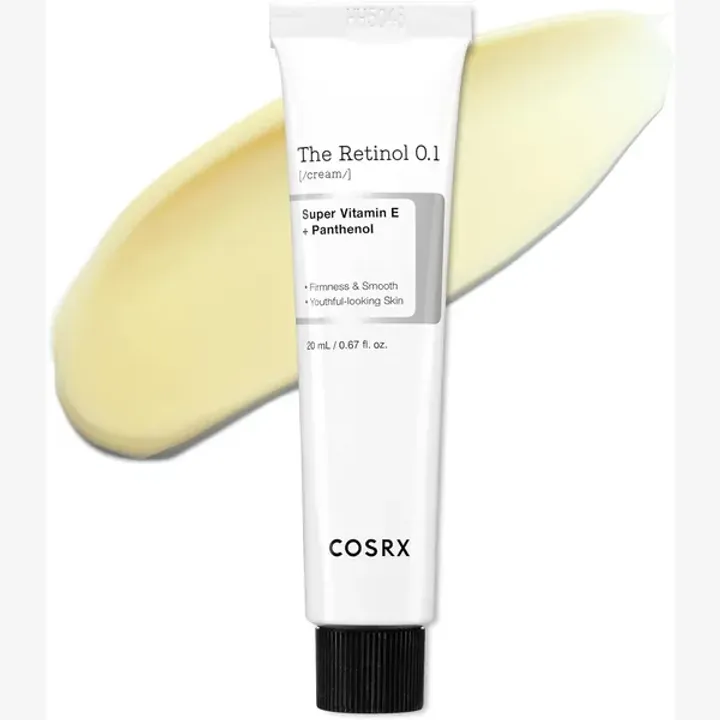 COSRX The Retinol 0.1 Cream 20ml crema coreana con retinol, escualano y ceramidas
