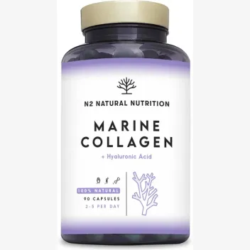 N2 Natural Nutrition Colágeno Marino Hidrolizado con HA y Vitamina C