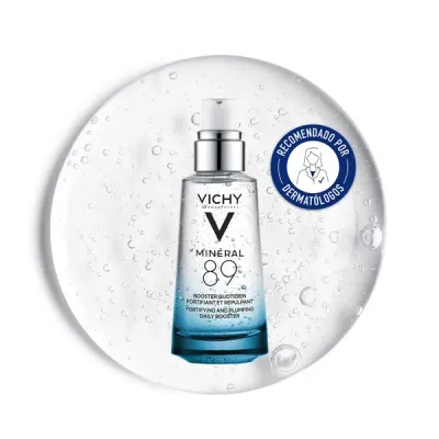 Envase del sérum Vichy Minéral 89 Concentrado Fortificante
